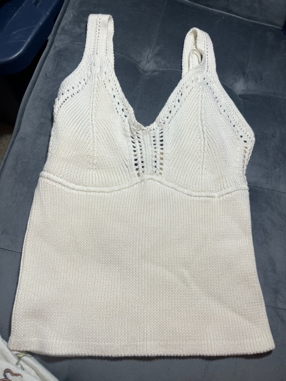 New Gap 100% Cotton  Knit Tank, blk or wht